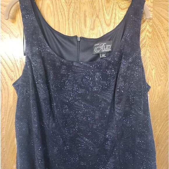 Alex Evenings Navy Dress - Picture 8 of 11